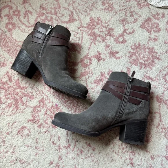 sam edelman gray/brown booties - Picture 3 of 10